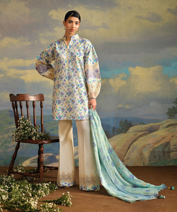 3 Piece - Embroidered Lawn Suit