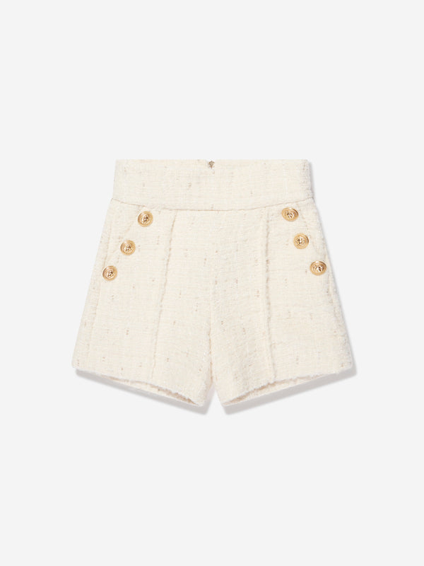 Girls Suit Shorts in Ivory