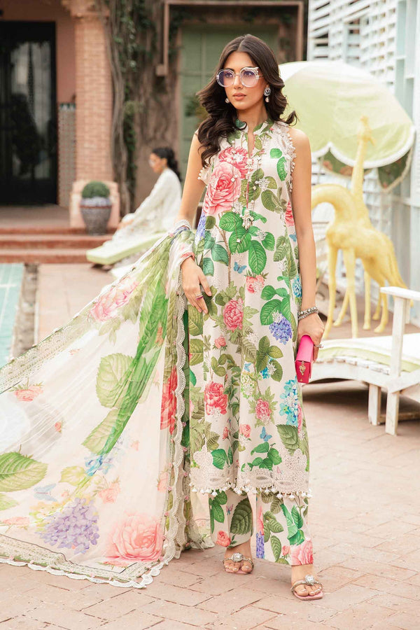 Design 10A - Maria B M.Prints Lawn Unstitched