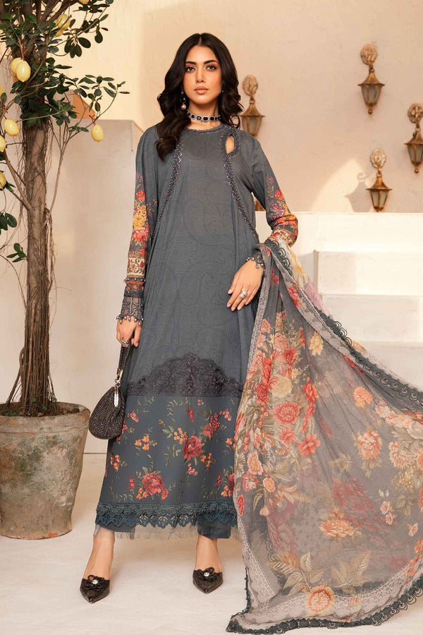 Design 2B - Maria B M.Prints Lawn Unstitched