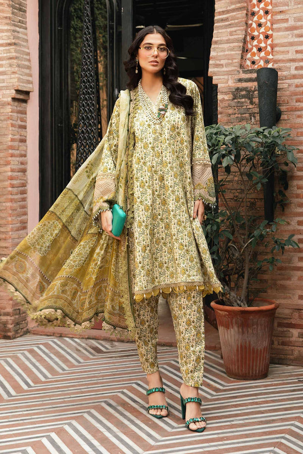 Design 7A - Maria B M.Prints Lawn Unstitched