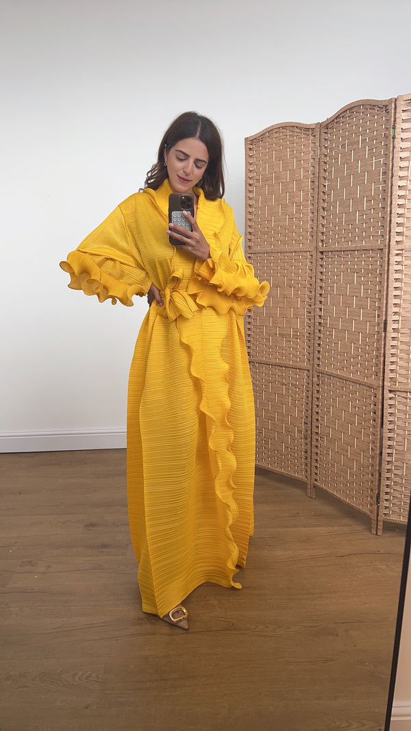 Nima dress in yellow