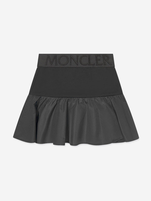 Girls Fit and Flare Skirt in Black