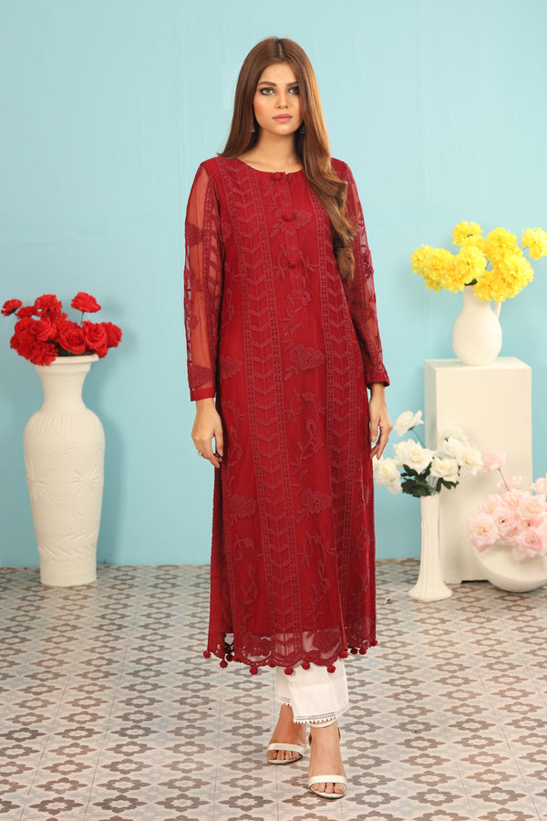 Maroon Kurti - Stonez