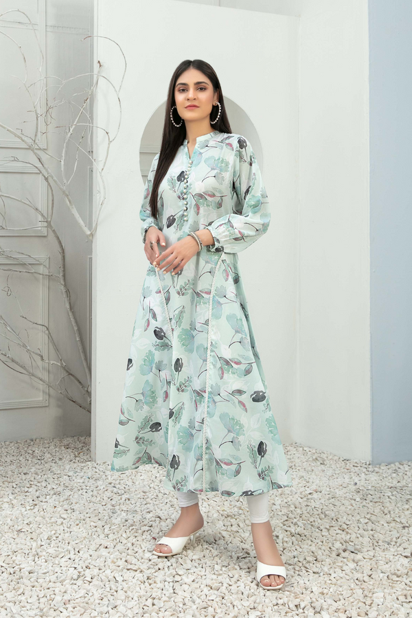 Tawakkal Digital Cotton Maxi Dress D-1315