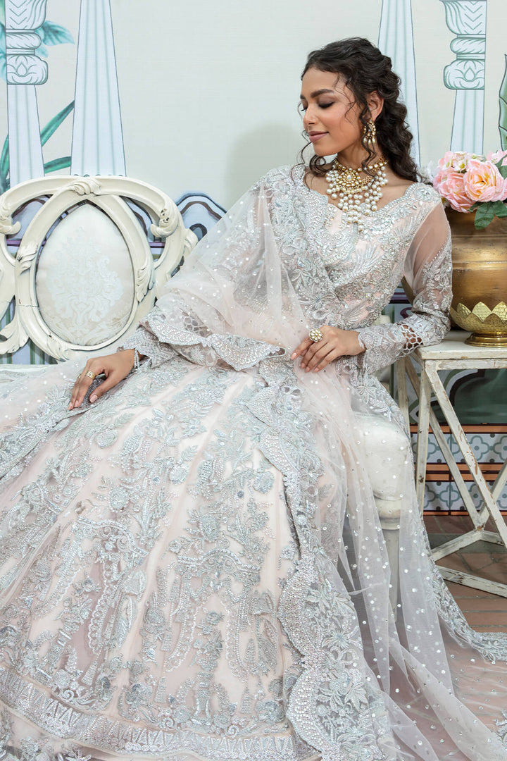 Imrozia Embroidered Net 3 Piece suit SB-10 FAKHTA Clothingam